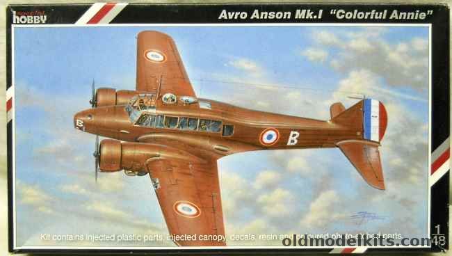 Special Hobby 1/48 Avro Anson Mk.1 Colorful Annie, SH48081 plastic model kit